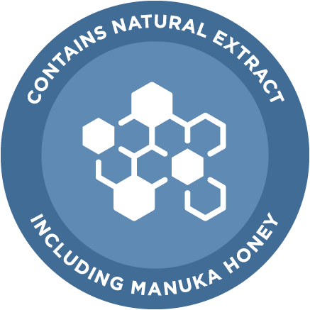 Contains natural extracts including manuka honey