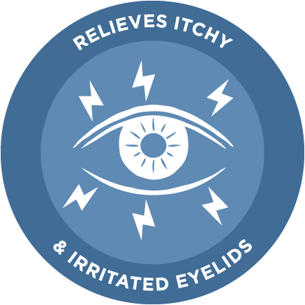 Relieves itchy & irritated eyelids