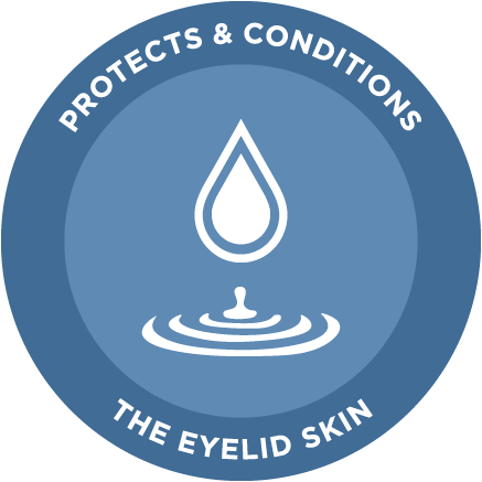 Protects & moiturises the eyelid skin