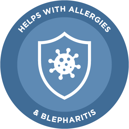 Suitable for use in the presence of Blepharitis & Blepharoconjunctivitis