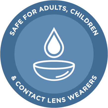 Suitable for adults, children and contact lens wearers
