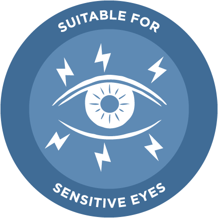 Suitable for sensitive eyes