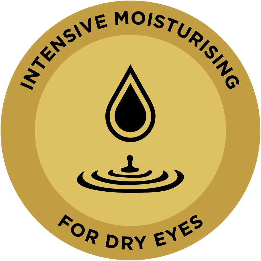 For intensive moisurising of dry eyes